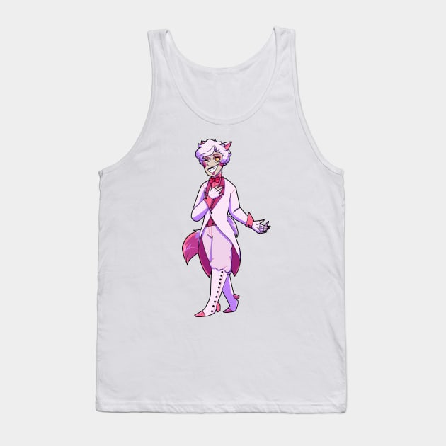 Funtime Foxy Gijinka Transparent Tank Top by spaceagebarbie